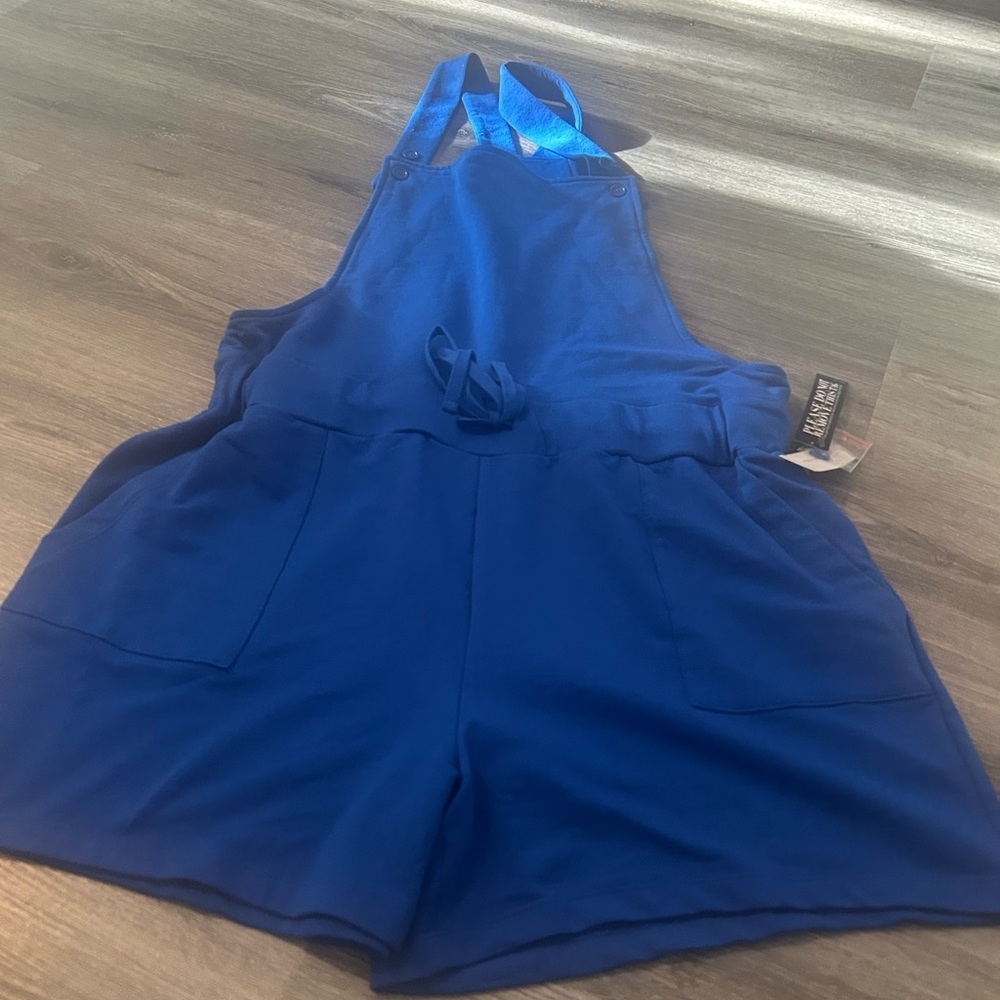 Blue Romper with Pockets - Picture 7 of 7